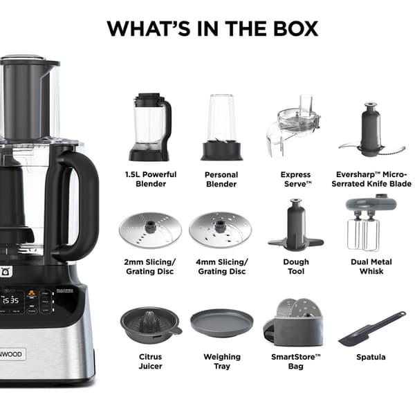 Kenwood Foodprocessor PRO FDM73.850SS MultiPro OneTouch