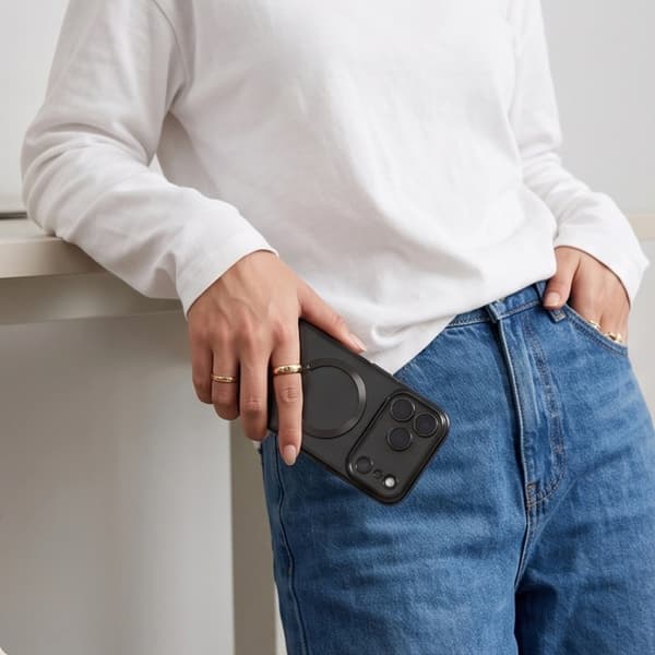 Tech-Protect Mobilcover Til iPhone 18 Pro Magsafe Magflex - Shiny Sort