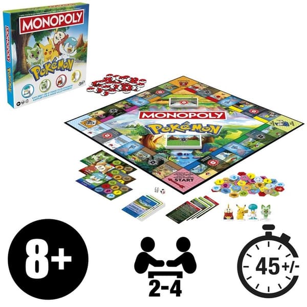 HASBRO Lautapeli Monopoly Pokemon (NO/DK)