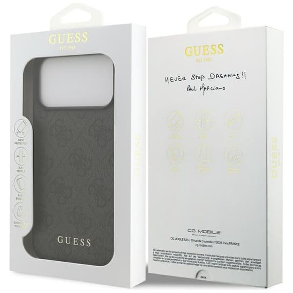 Guess Mobilcover til iPhone 17 Pro Max 4G Classic - Sort