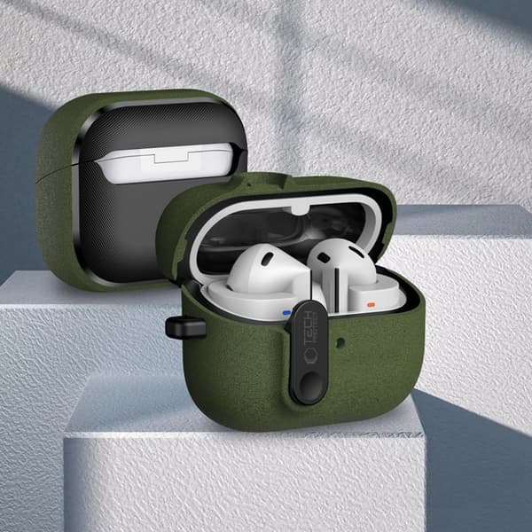 Tech-Protect Galaxy Buds 3/3 FE/3 Pro-etui, slank krog