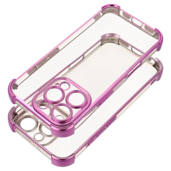 Telefontaske til iPhone 15 Pro Max Antishock Electro - Lilla