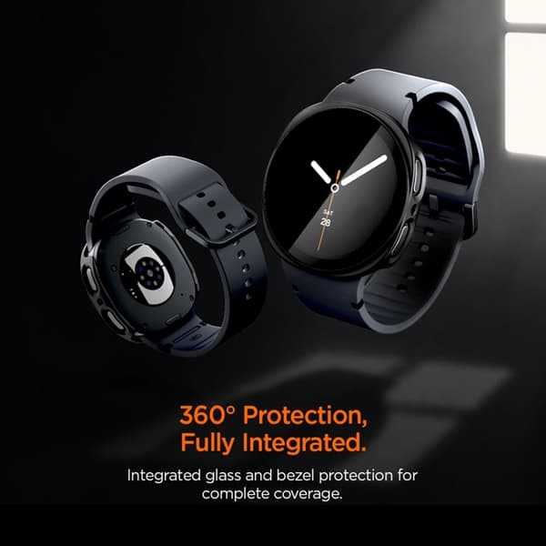 Spigen Galaxy Watch 8/9 (44mm) Cover Thin Fit 360 - Sort