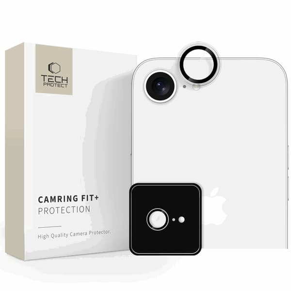 Tech-Protect iPhone 16e Kameralinsskydd Härdat Glas
