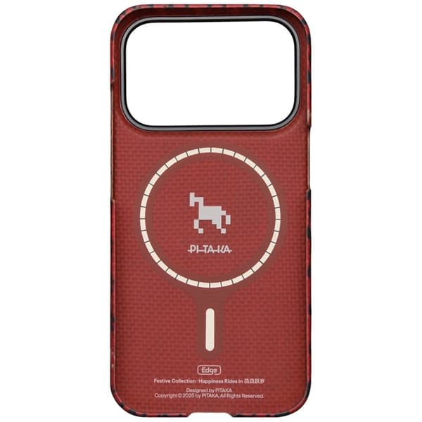 PITAKA Mobilskal För iPhone 17 Pro Max Magsafe Edge Happiness Rides In