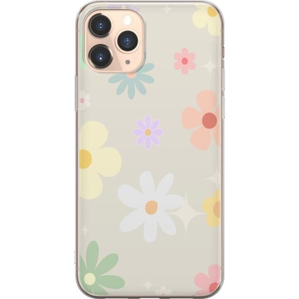 Apple iPhone 11 Pro Taske med Fejende Blomster
