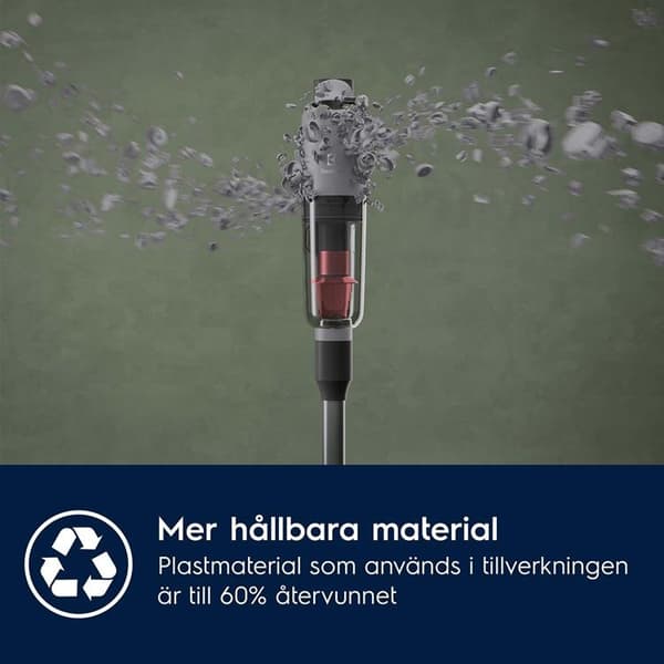 Electrolux Skaftdammsugare EP71AB14UG Urban - Grå