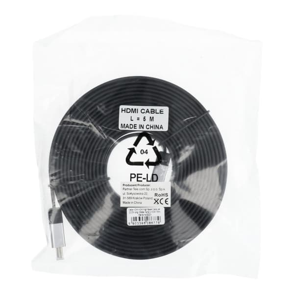 HDMI High Speed Kabel ver. 2.0. 5 meter