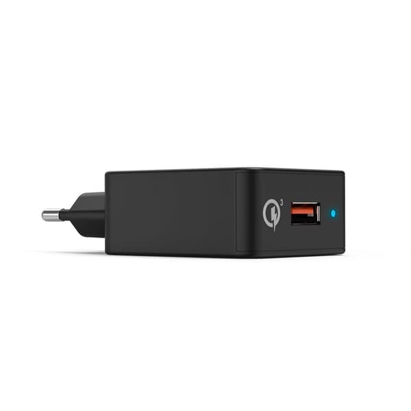 HAMA Hurtigoplader Hurtigoplader 1x USB-A Qualcomm 19.5w Sort