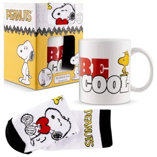 Coriex Peanuts Presentset - Mugg med Strumpor
