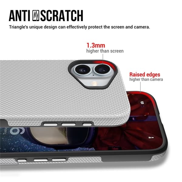 Mobilskal till iPhone 17 MagSafe Protective TPU+PC - Silver