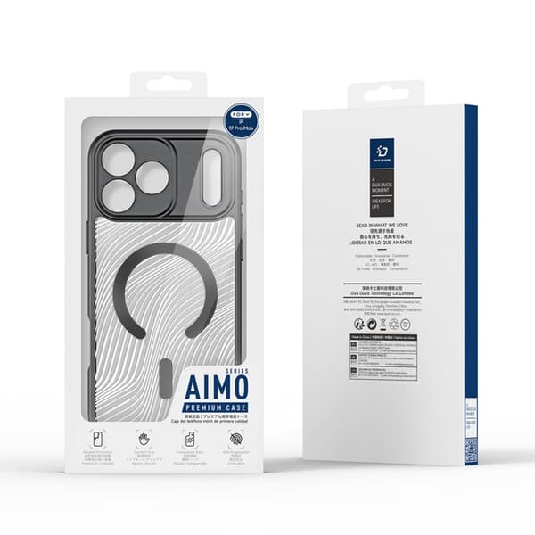 Dux Ducis Telefontaske til iPhone 17 Pro MagSafe Aimo - Sort
