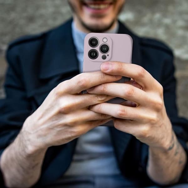Mobilskal till iPhone 16 Plus MagSafe Silikon - Rosa