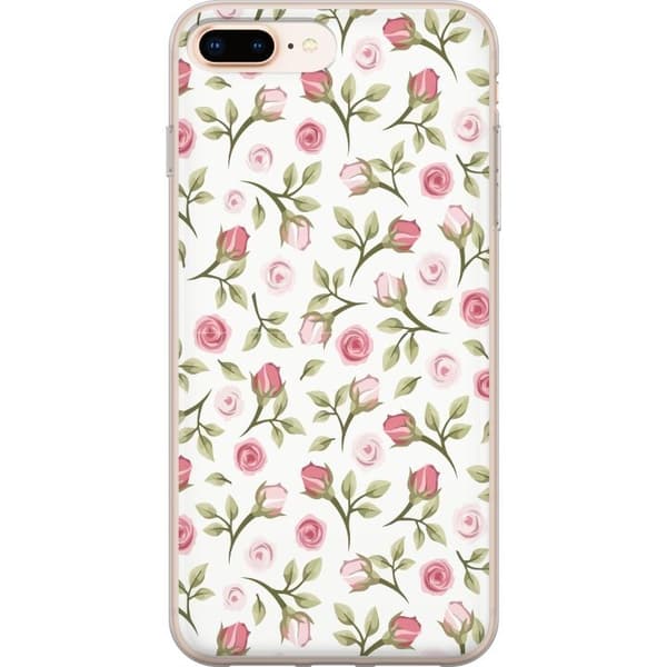 Telefontaske til Apple iPhone 8 Plus med blomster