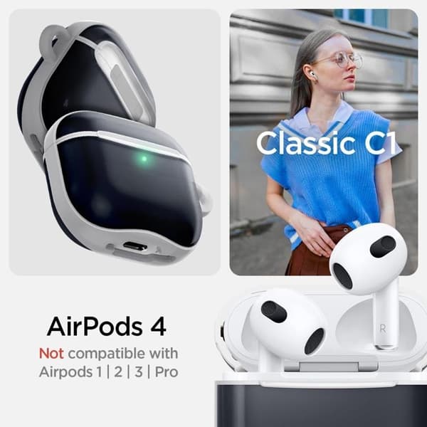 Spigen Airpods 4 Etui Classic C1 - Grafit