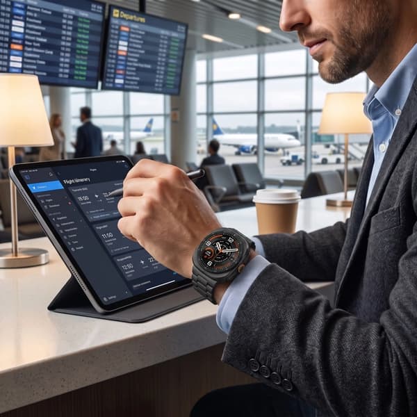 Tech-Protect Galaxy Watch Ultra 1/2 (47mm) Armbånd Rustfrit Stål - Sort