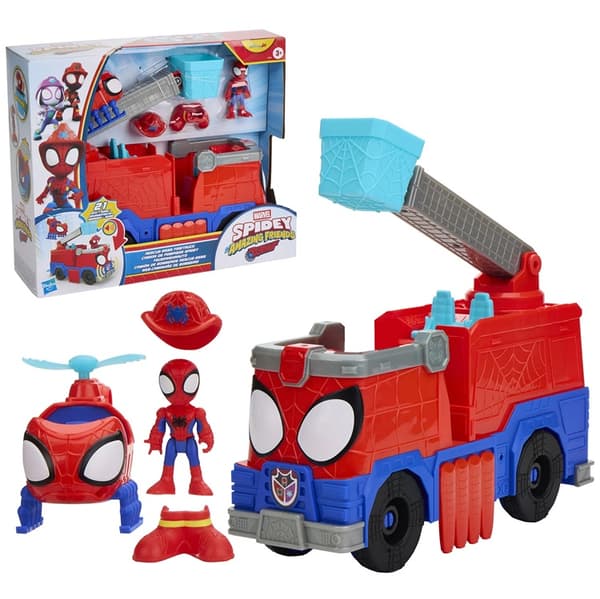 MARVEL SM and AF Rescue Webs Firetruck