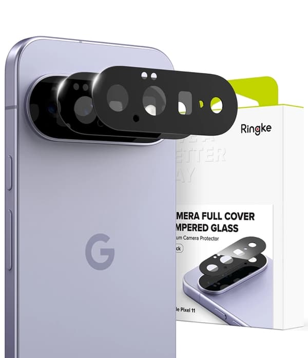 [2-Pack] Ringke Härdat Glas Kameraskydd För Google Pixel 11