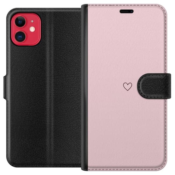 Pung Taske til Apple iPhone 11 med Lille Hjerte