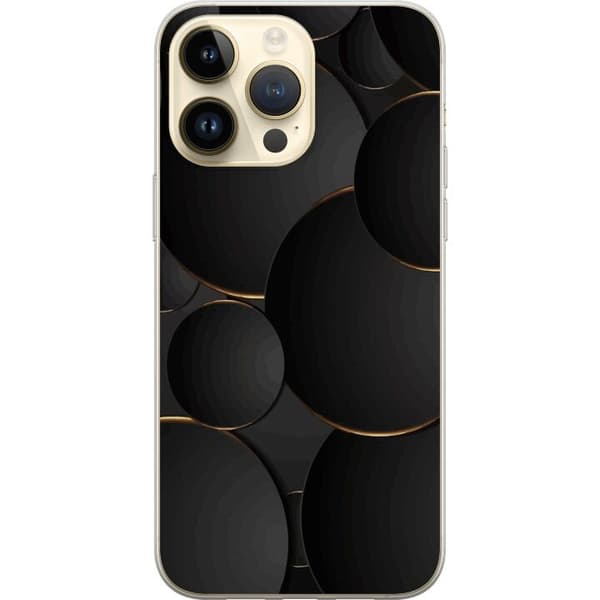Telefontaske til Apple iPhone 14 Pro Max med luksus cirkler