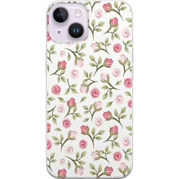 Telefontaske til Apple iPhone 14 Plus med blomster