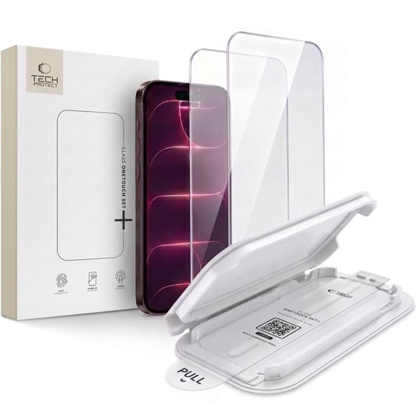 [2-Pack] Tech-Protect Härdat Glas Skärmskydd För iPhone 18 Pro Max/17 Pro Max