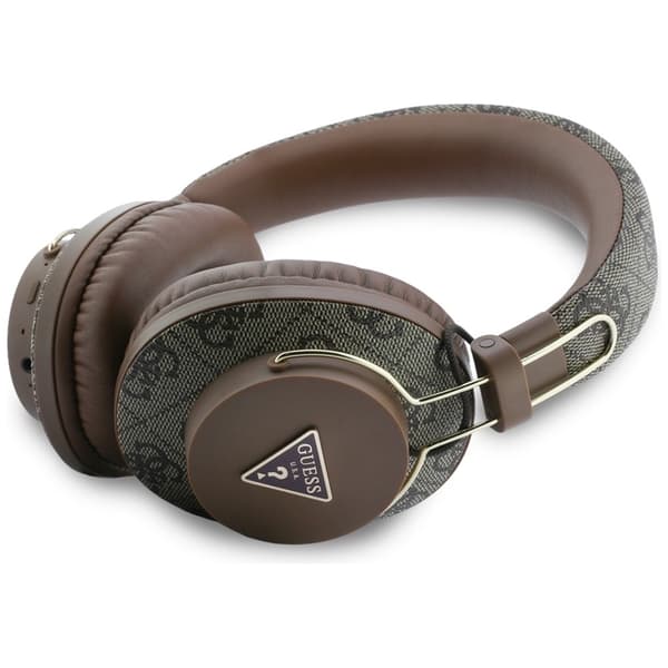 Guess Over-Ear Hörlurar Triangle Logo Bluetooth ENC - Brun