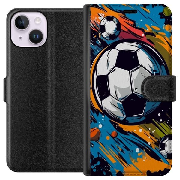 Apple iPhone 14 Pung Taske med Fodbold