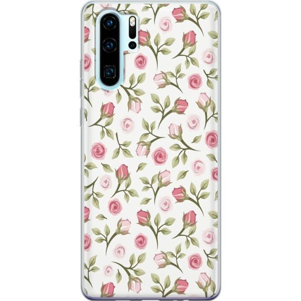Telefontaske til Huawei P30 Pro med Blomster