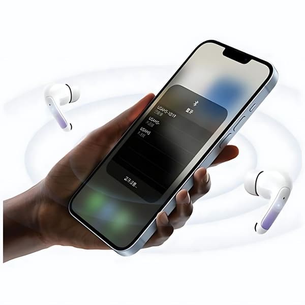 USAMS X-don ENC Bluetooth Hörlurar 5.3 TWS - Vit