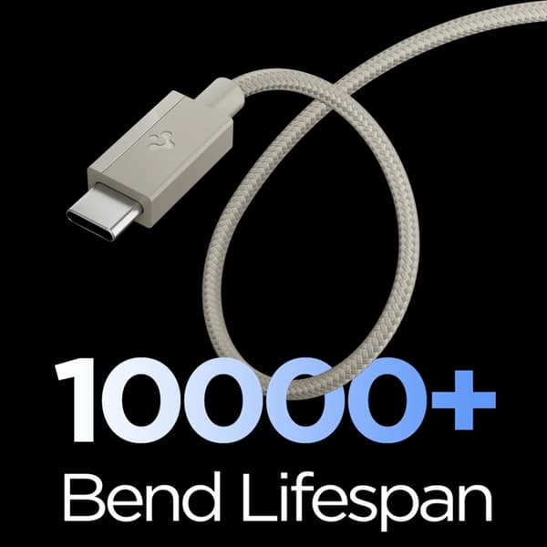 Spigen USB-C till USB-C Kabel EB6015CC Essential 1.5m 60W - Titanium