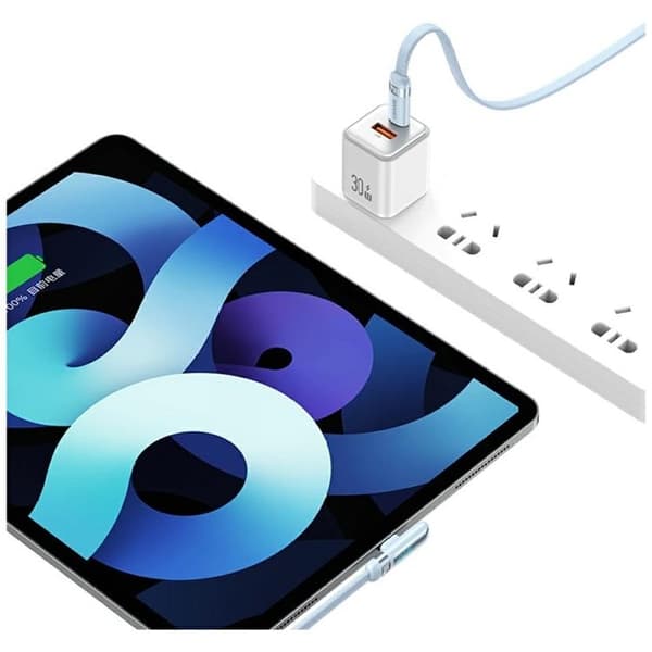 USAMS USB-C–USB-C 100W -kaapeli 120cm US-SJ653
