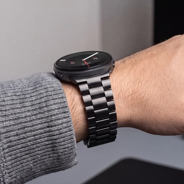 Tech-Protect Galaxy Watch 8/8 Classic/9 Armbånd Stainless - Sort