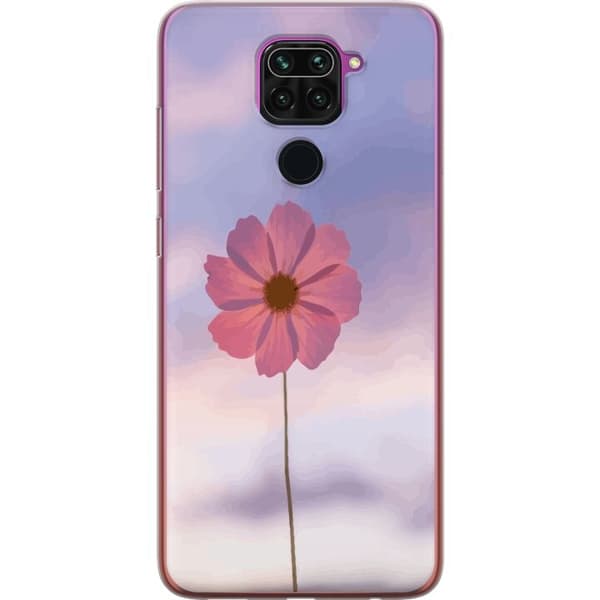 Mobilskal till Xiaomi Redmi Note 9 med Rosa blomma
