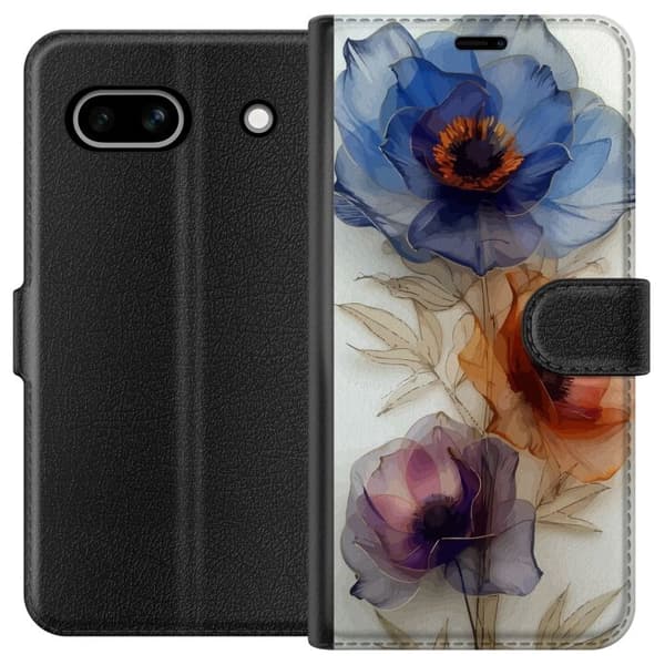 Plånboksfodral till Google Pixel 7a med Silkesblommor