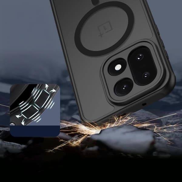 Tech-Protect One Plus 15 Mobilskal Magsafe Magmat - Matt svart