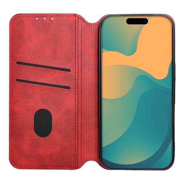 Plånboksfodral För Galaxy S26 Plus Cubic - Röd