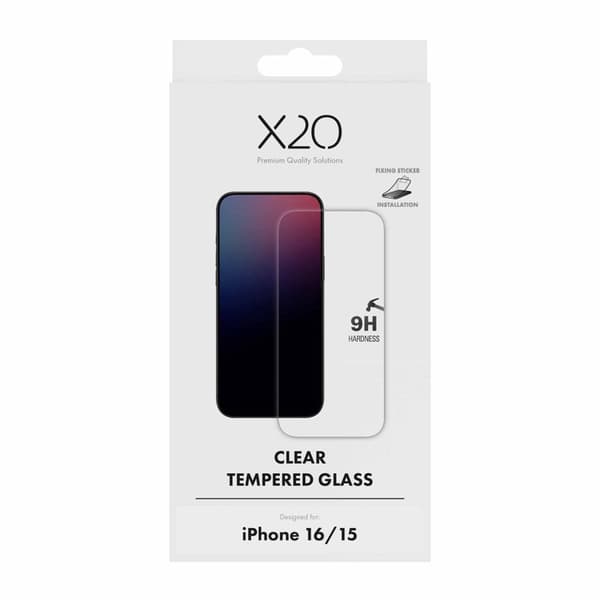 X2O-suojalasi Apple iPhone 16/15