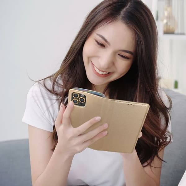 Realme 14 Pro Plånboksfodral Smart - Guld