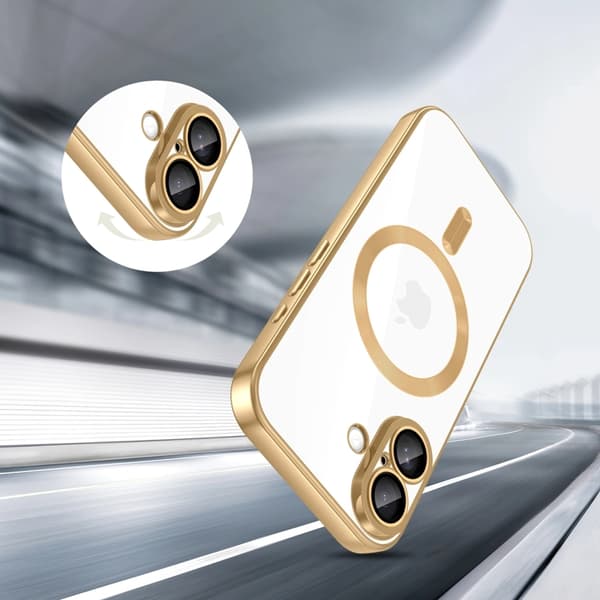 Tech-Protect Mobilskal till iPhone 17 Magsafe Flex - Shiny Guld