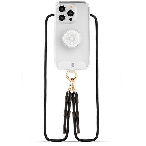Just Elegance iPhone 15 Pro Etui 3in1 PopGrip Gennemsigtig