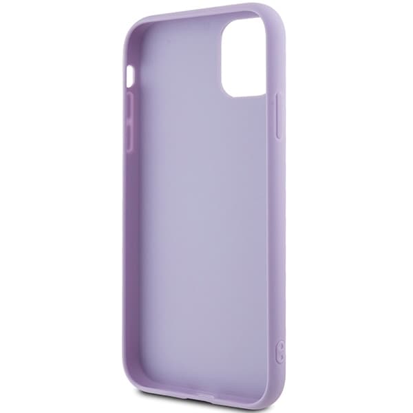 Guess Mobilskal till iPhone 11 / Xr MagSafe Sequin Script Metal - Lila