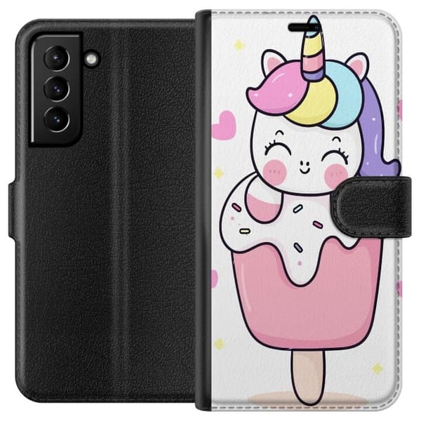 Pung Taske til Samsung Galaxy S21+ 5G med Happy Unicorn