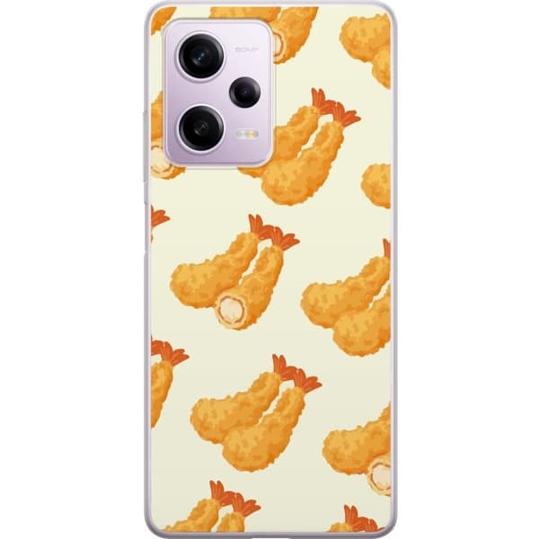 Telefontaske til Xiaomi Redmi Note 12 Pro med rejer