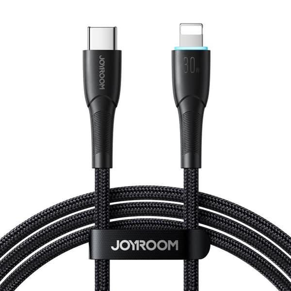 Joyroom Starry USB-C–Lightning-kaapeli 30W 1m - Musta