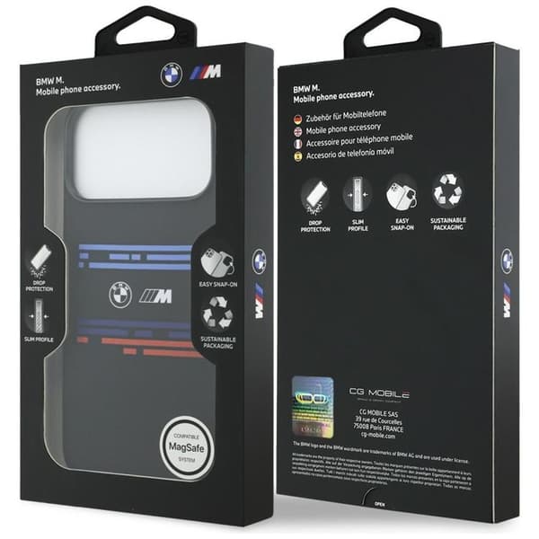 BMW Mobilskal till iPhone 18 Pro Max/17 Pro Max MagSafe Silikon Horizontal Line