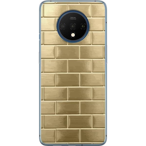 Taske til OnePlus 7T med gyldne mursten