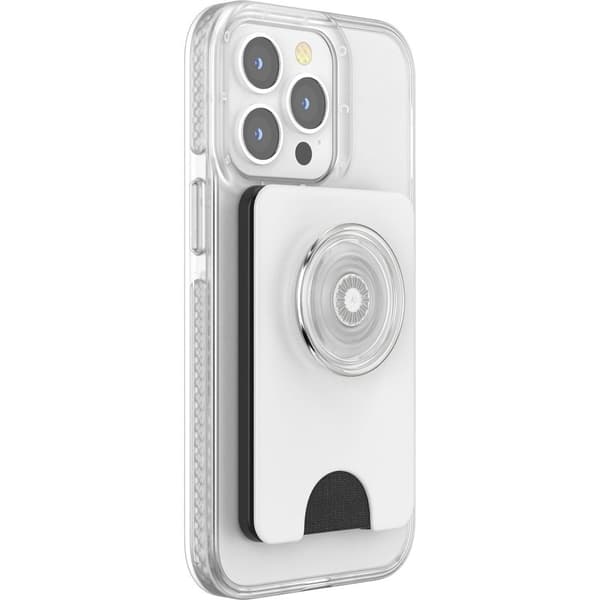 POPSOCKETS tegnebog Popwallet til Magsafe hvid
