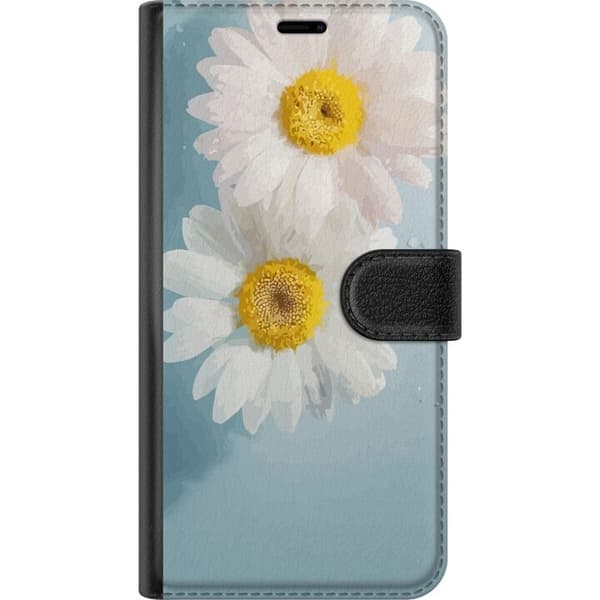 OnePlus 6 tegnebog med sommerblomster