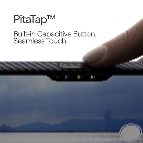 Pitaka Edge MagSafe Fodral iPhone 17 Pro Svart/Grå